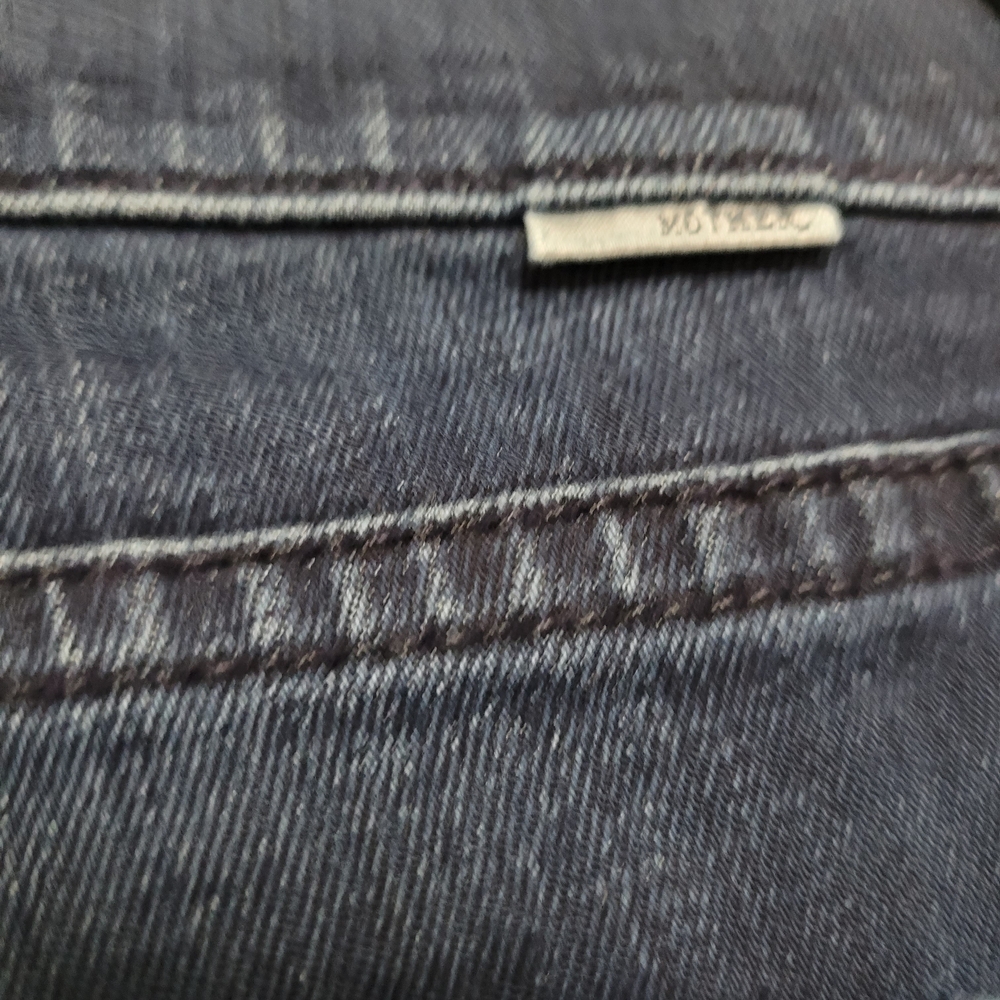 MOTHER Ankle Cropped Blue Jeans Size 30 The Dropout Montanaa Sky Denim Casual - Picture 6 of 9